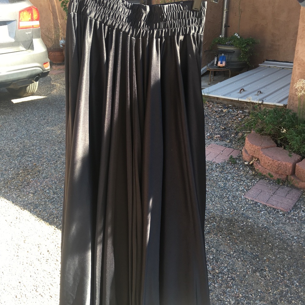 Long black dance skirt